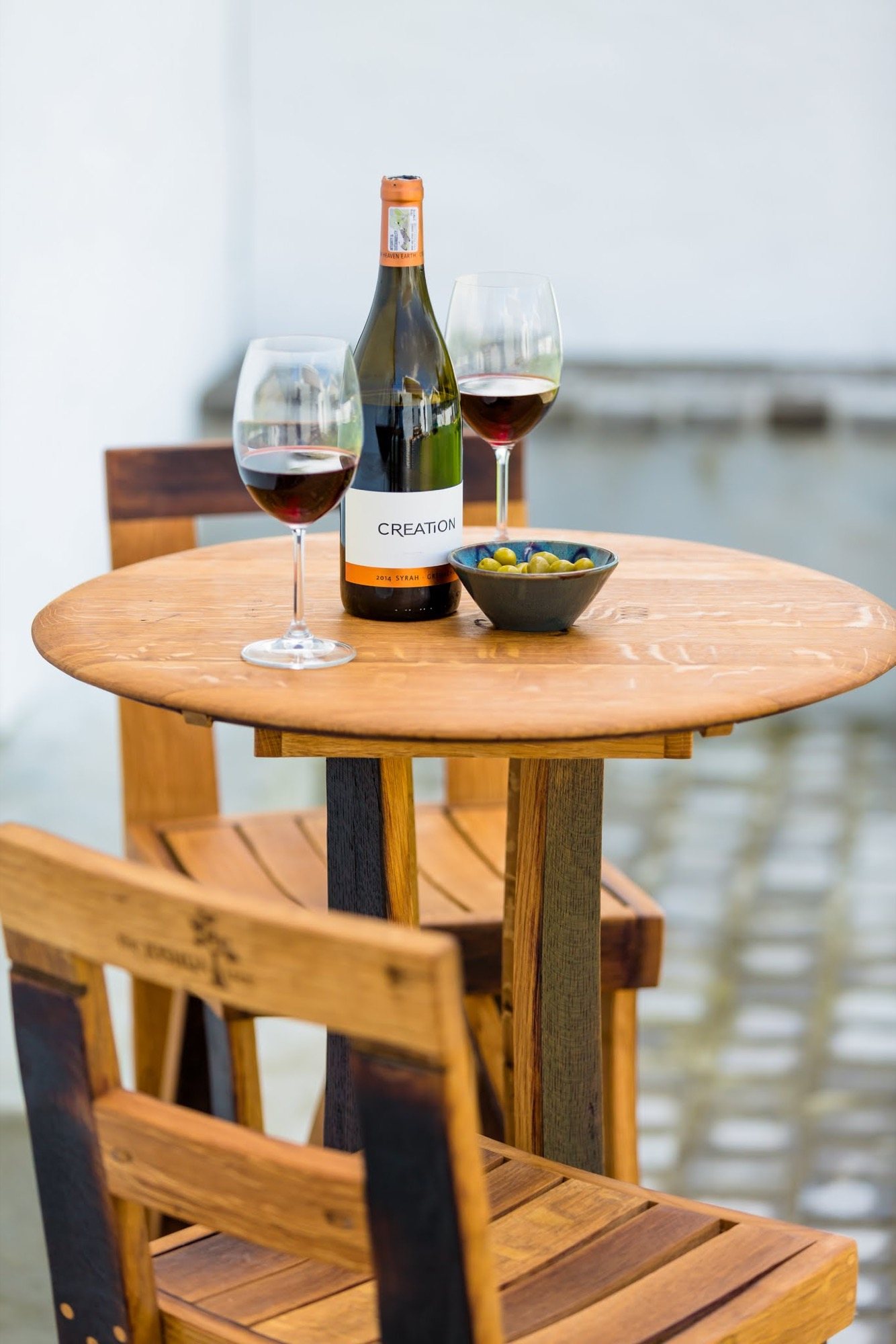Bespoke bistro table