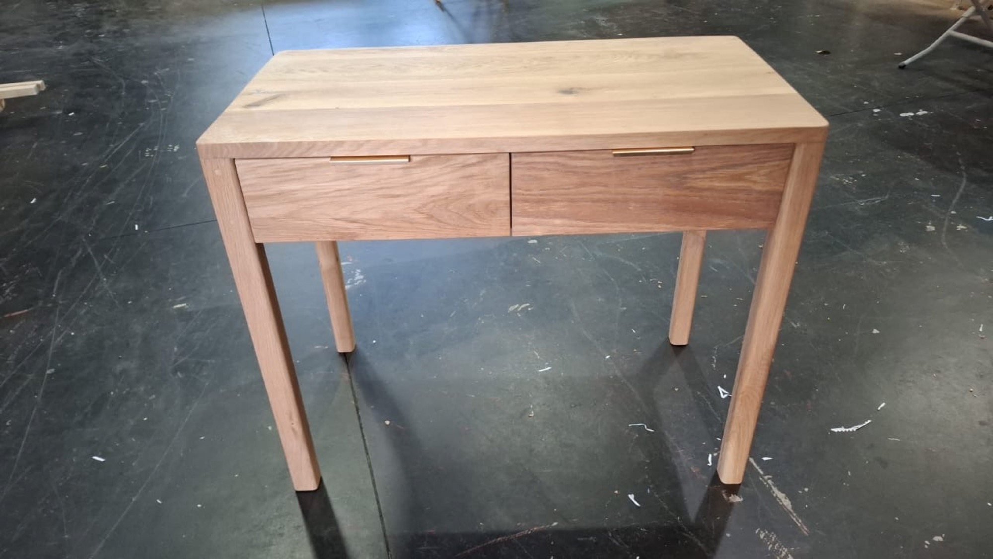 French oak console and hall table